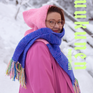 Neuleohje, Kuukunen Huppuhuivi