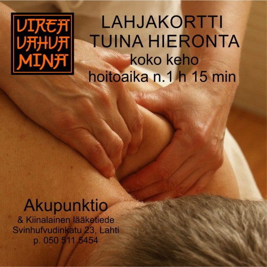 TuiNa hieronta koko keho TuiNa hieronta koko keho